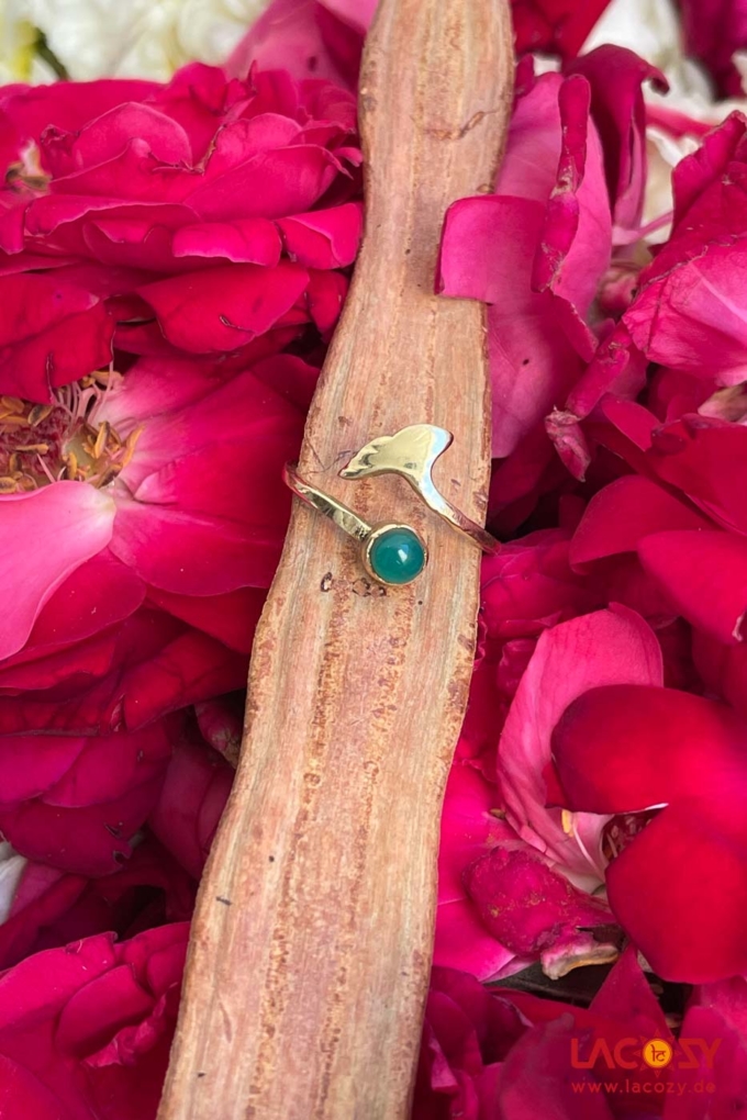 MAUI Ring  Gold |  Gruener Onyx – Bild 2