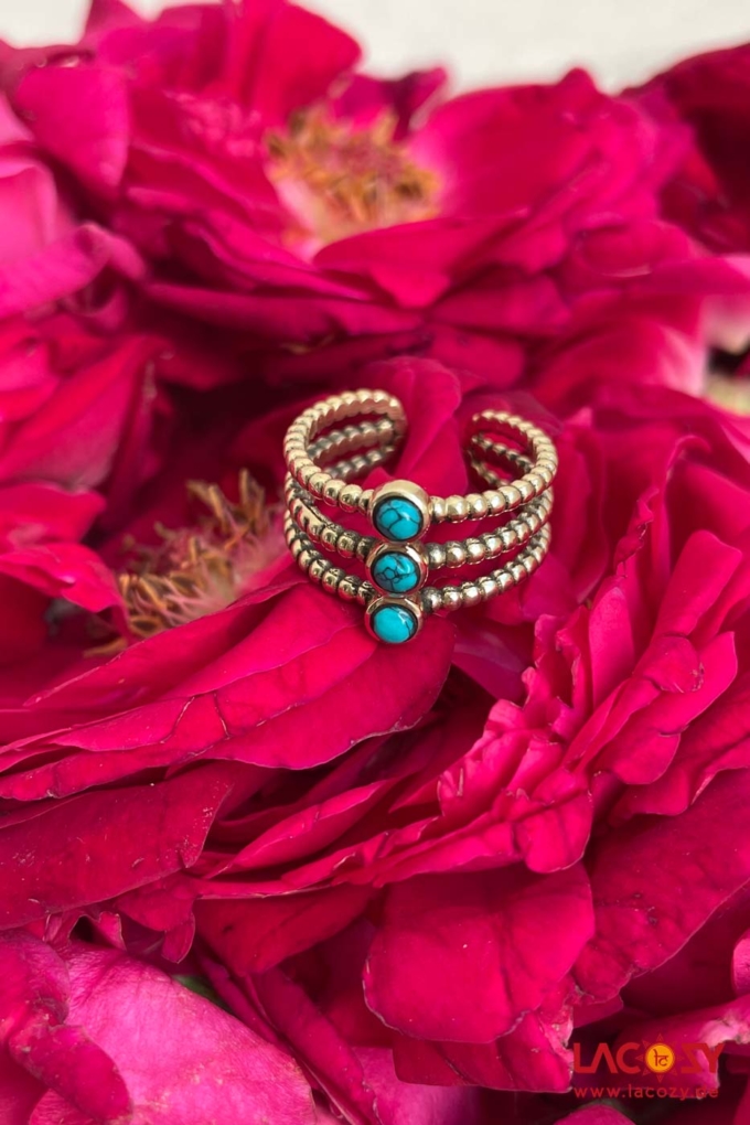 Ring MYA mit Tuerkis  Gold | Tuerkis