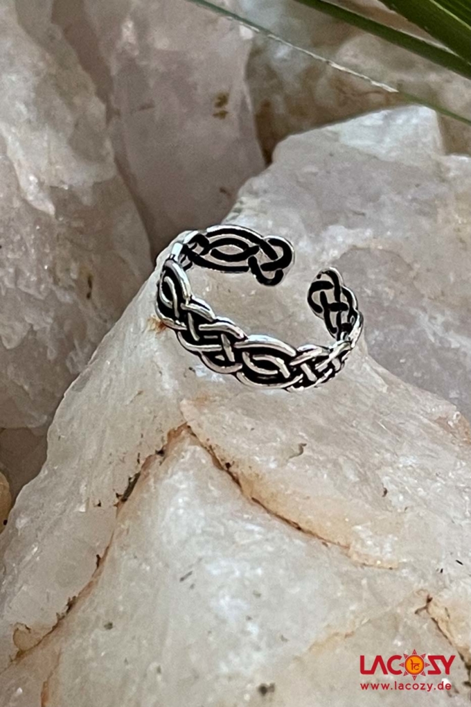 Zehenring ENDLESS KNOT  925.- Silber
