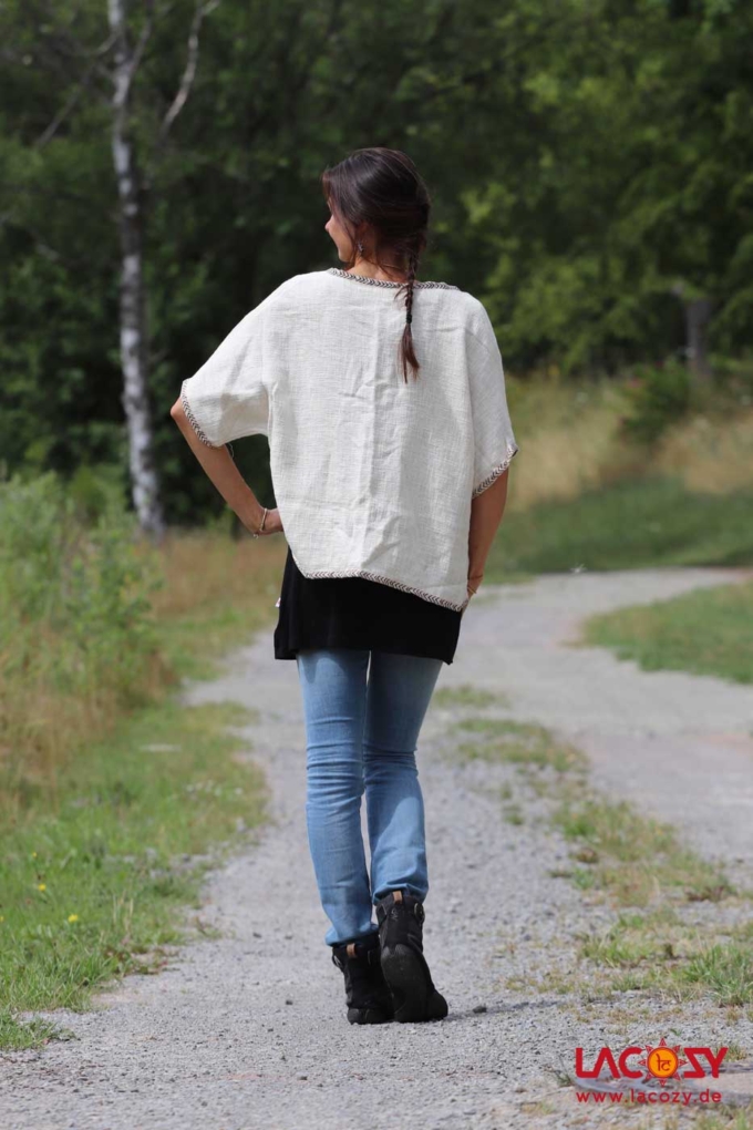 Bolero Kimono MINU | Weiss – Bild 2