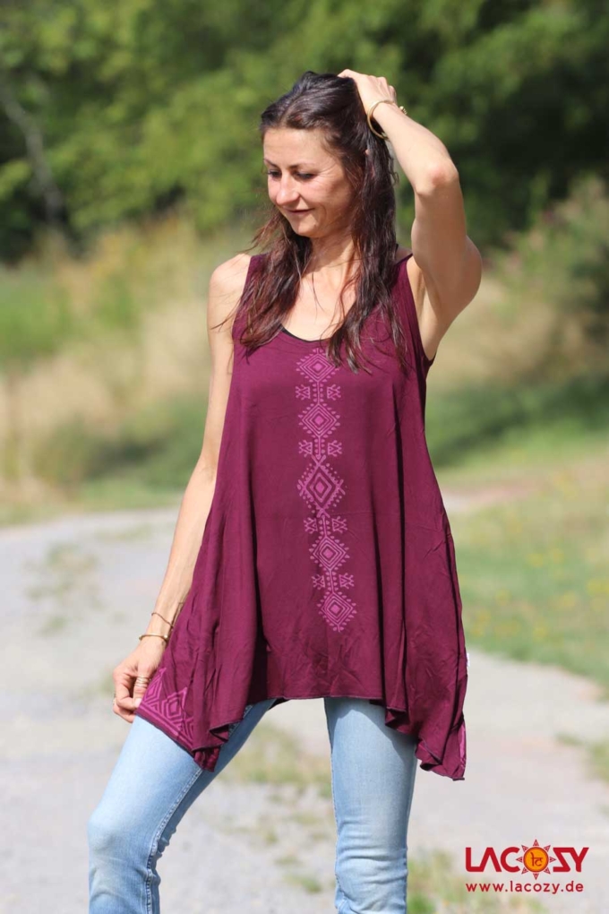 Longtop Tunika SHIRI | Aubergine
