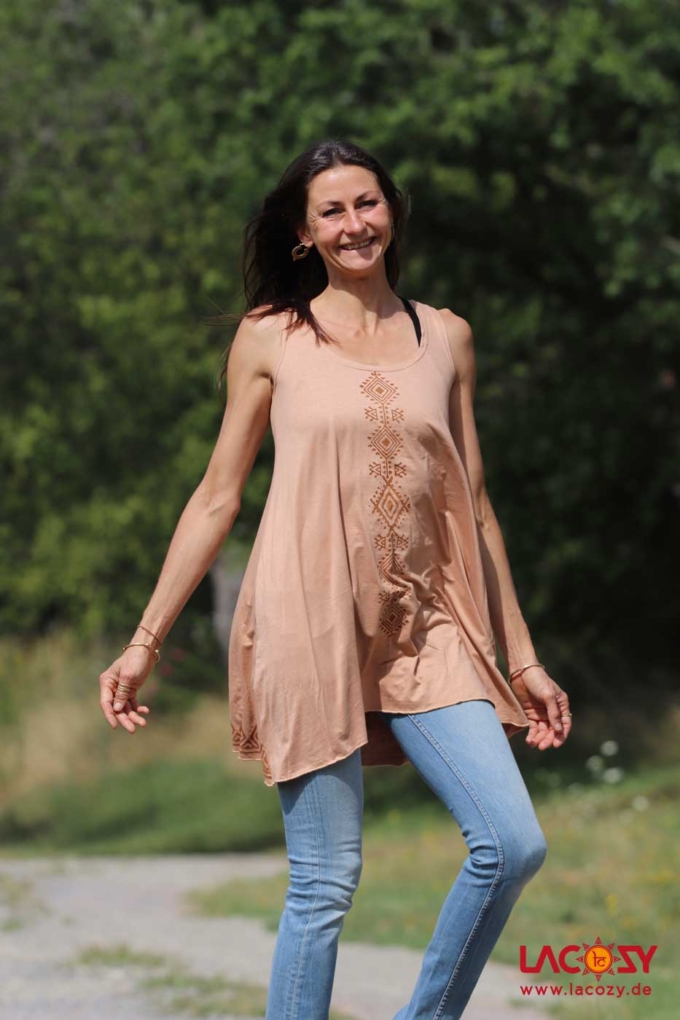 Longtop Tunika SHIRI Creme – Bild 4
