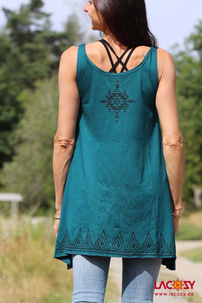 Longtop Tunika SHIRI | Petrol – Bild 2
