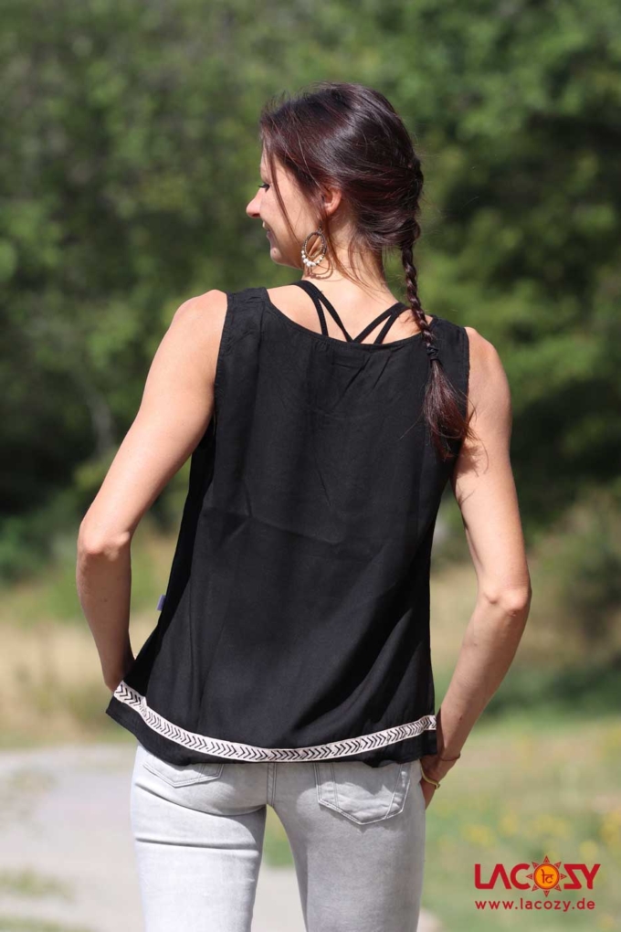Boho Top LALI Schwarz