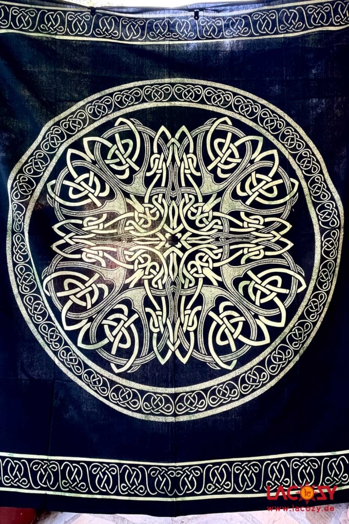 Wandbehang | Betttuch CELTIC ENDLESS KNOT 2,20 x 2,20m – Bild 2