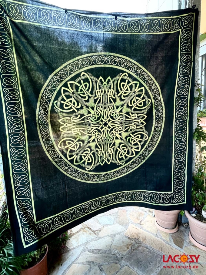 Wandbehang | Betttuch CELTIC ENDLESS KNOT 2,20 x 2,20m – Bild 3