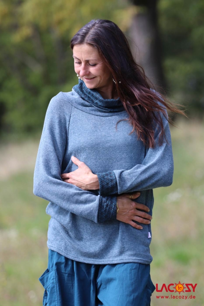 Gemütlicher Pulli LUARA Petrol