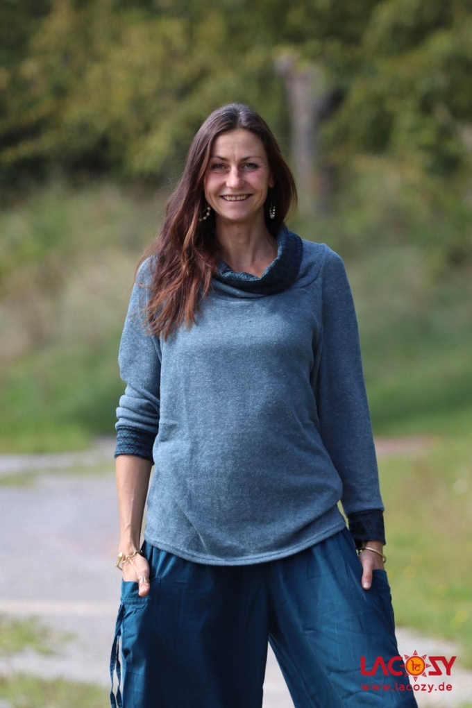 Gemütlicher Pulli LUARA Petrol – Bild 2