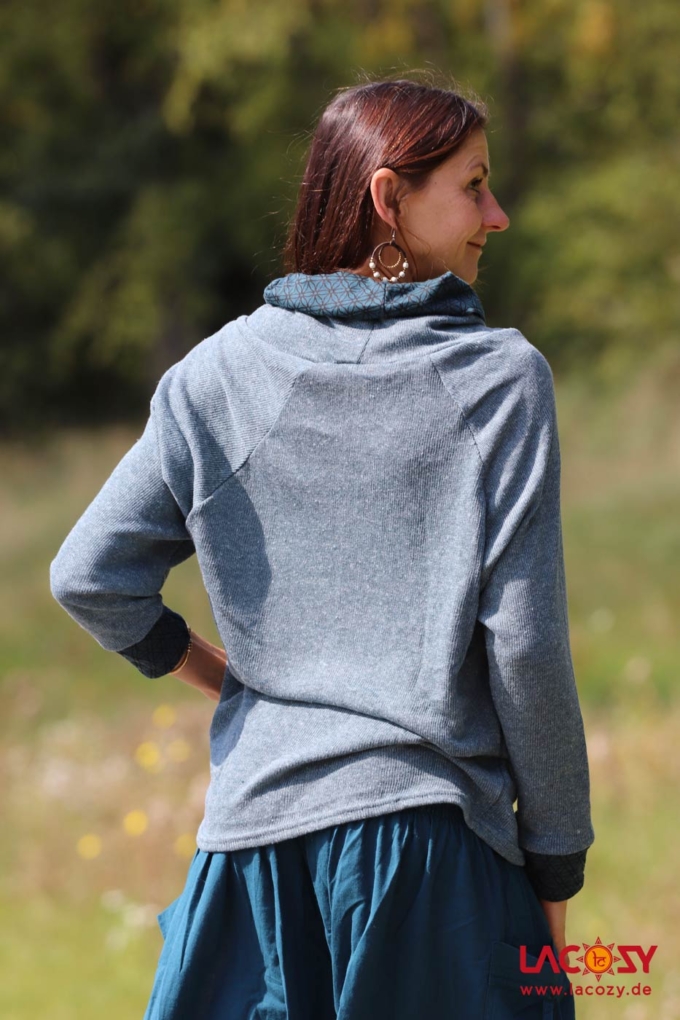 Gemütlicher Pulli LUARA Petrol – Bild 4