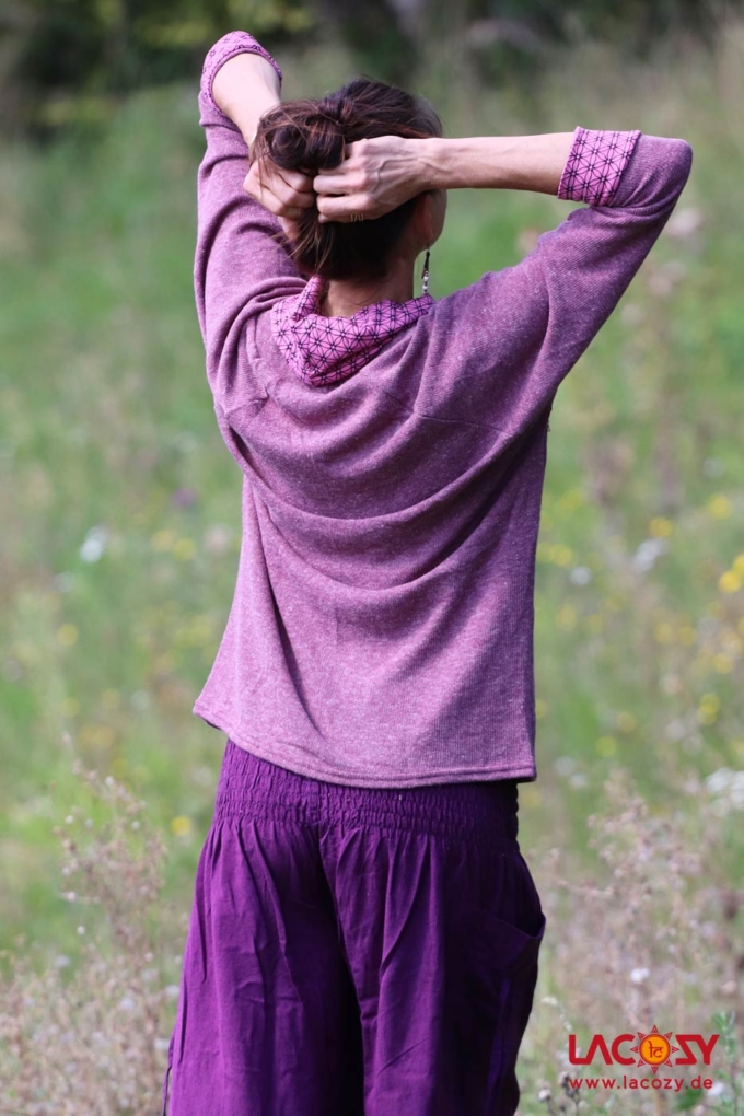 Gemütlicher Pulli LUARA | Rosa – Bild 3