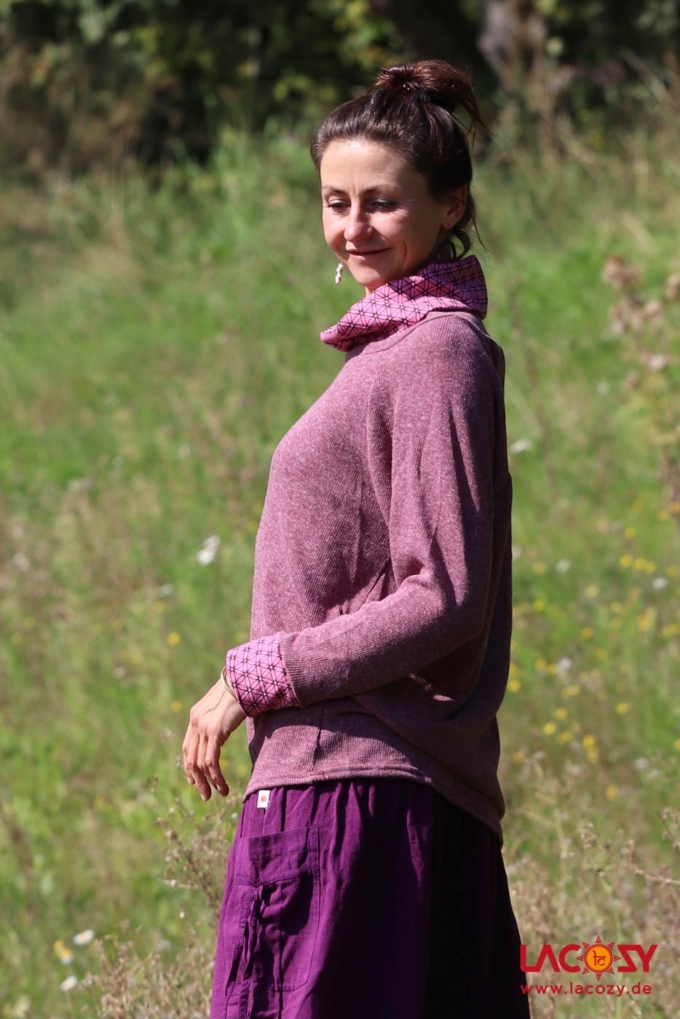 Gemütlicher Pulli LUARA | Rosa – Bild 5