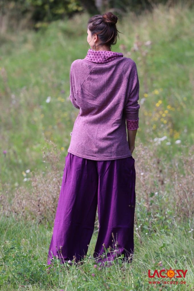 Pumphose Yogahose FLOW | Violett – Bild 2