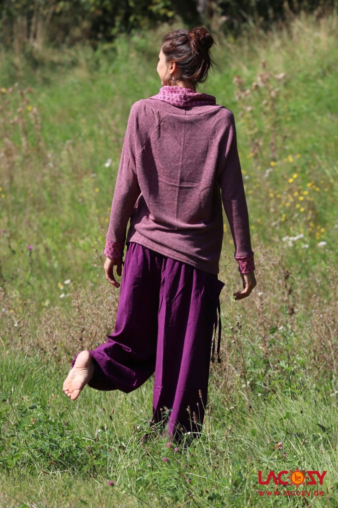 Pumphose Yogahose FLOW | Violett – Bild 5