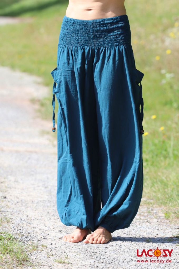 Pumphose Yogahose FLOW | Petrol – Bild 2