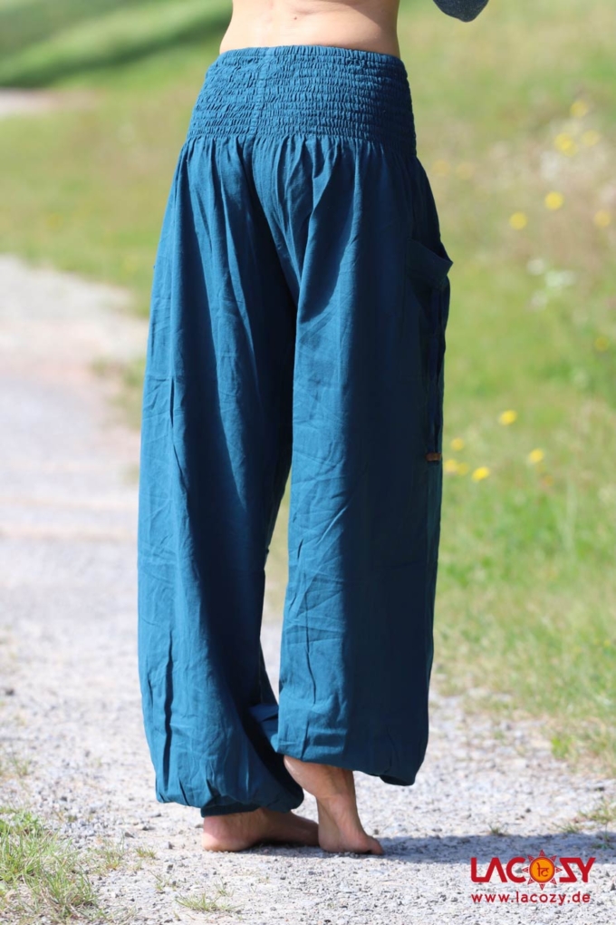 Pumphose Yogahose FLOW | Petrol – Bild 4