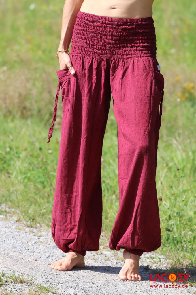 Pumphose Yogahose FLOW | Rot – Bild 2