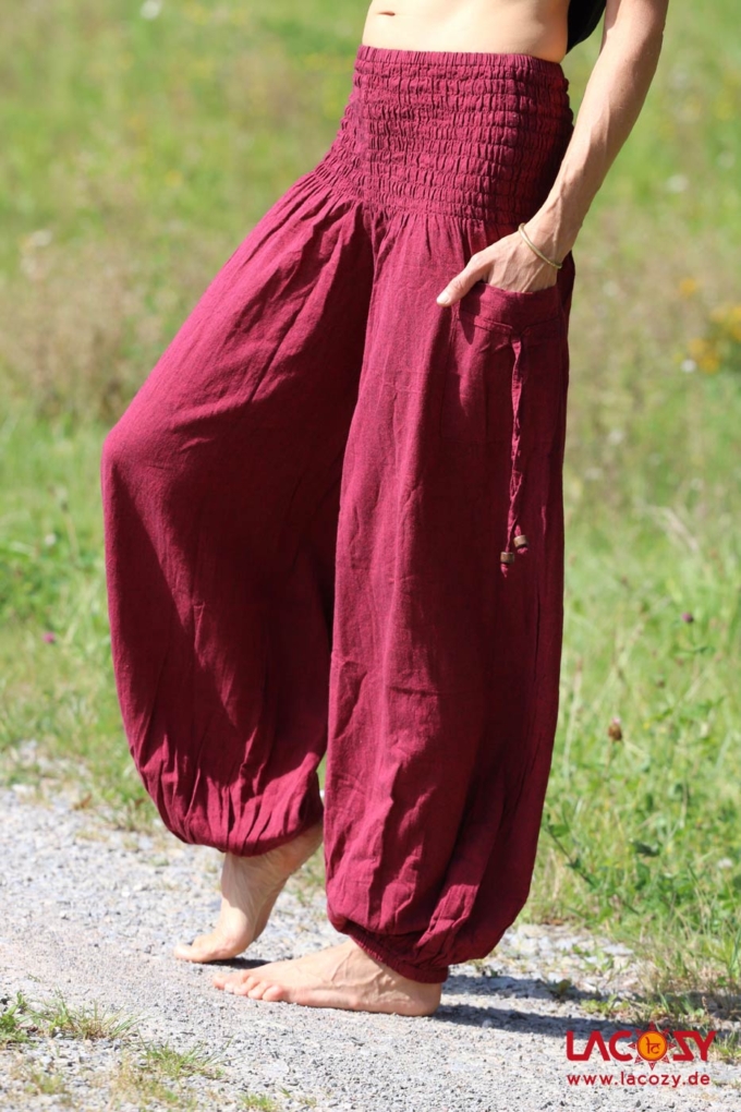 Pumphose Yogahose FLOW | Rot – Bild 3