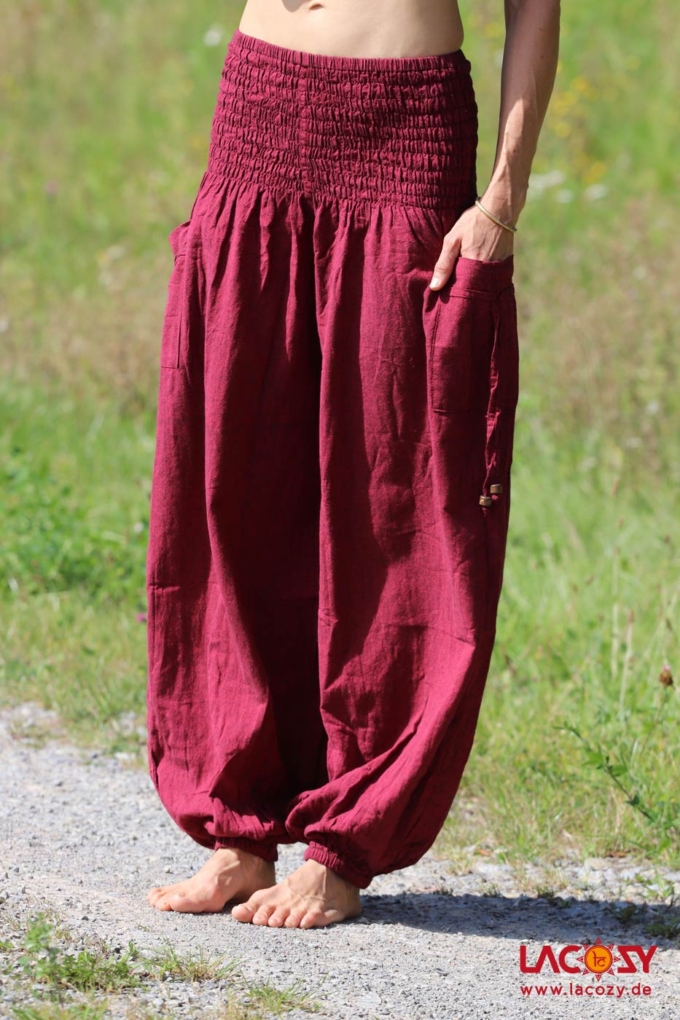 Pumphose Yogahose FLOW | Rot – Bild 4