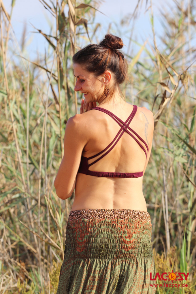 Bustier Top MOONDANCE Aubergine – Bild 3