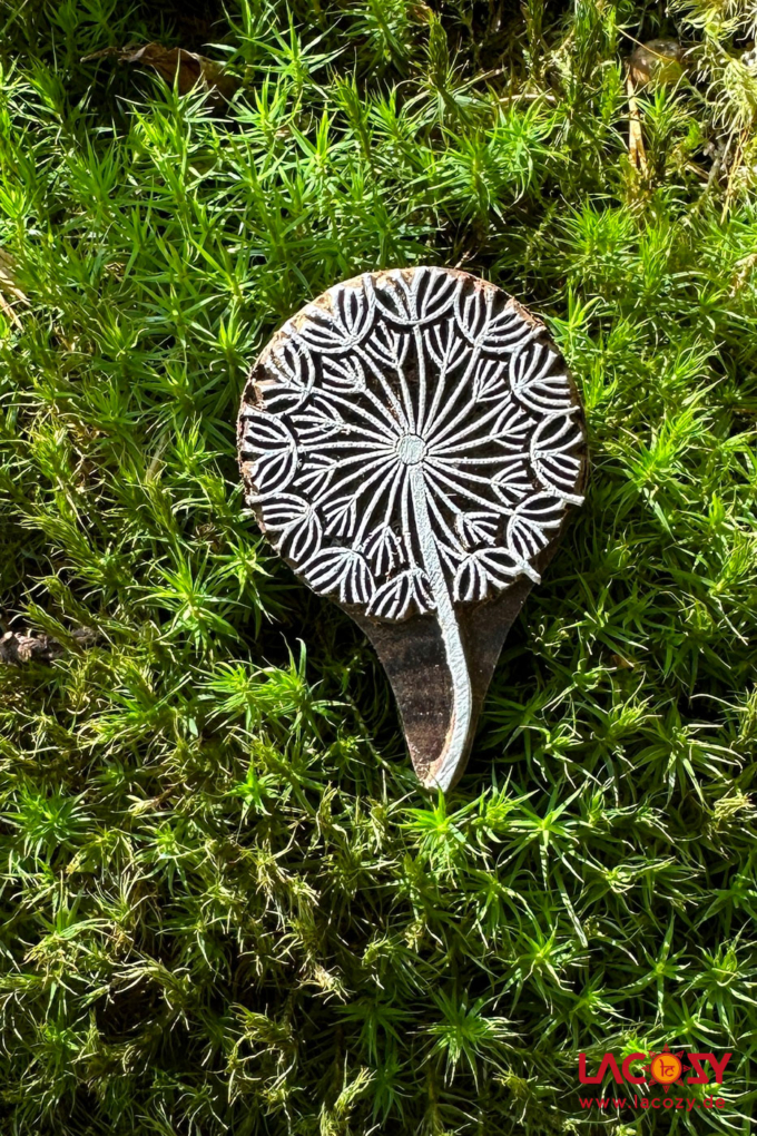 Holzstempel PUSTEBLUME – Bild 2
