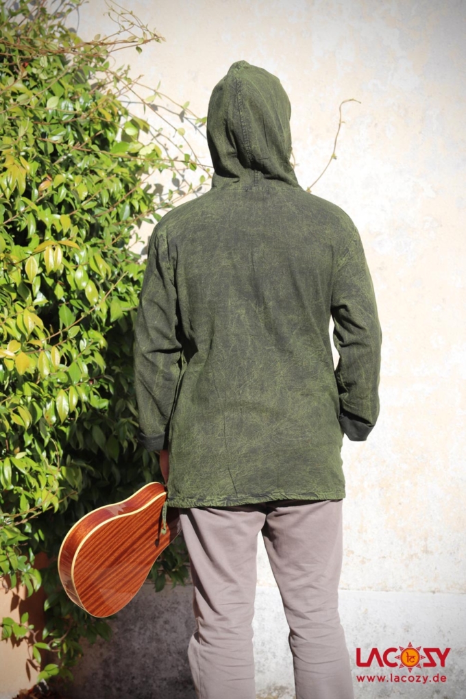 Hoodie 7 CHAKRA / Stonewash Green – Bild 3