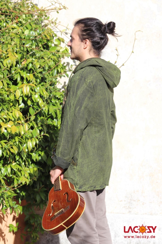 Hoodie 7 CHAKRA / Stonewash Green – Bild 4