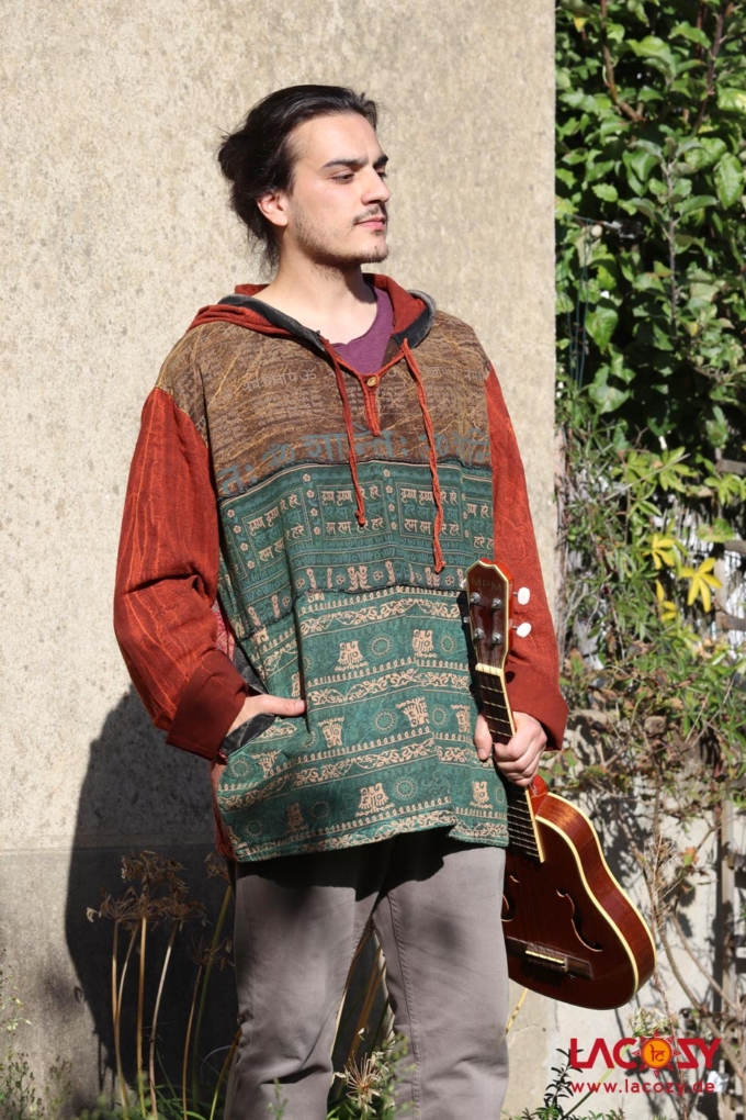 Patchwork Hoodie OM SPIRIT – Bild 4