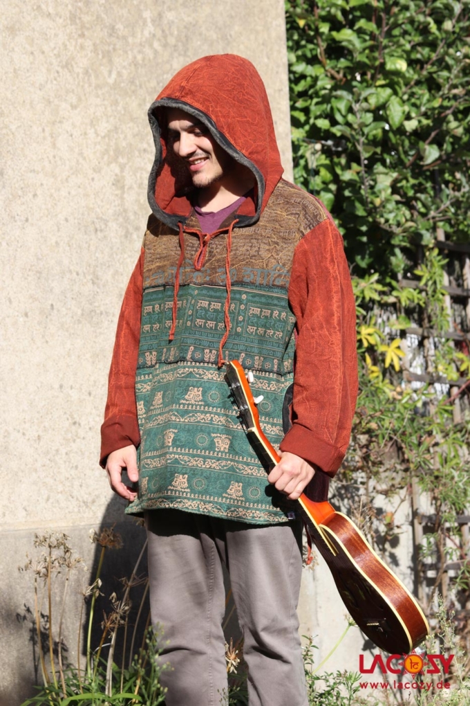 Patchwork Hoodie OM SPIRIT – Bild 5
