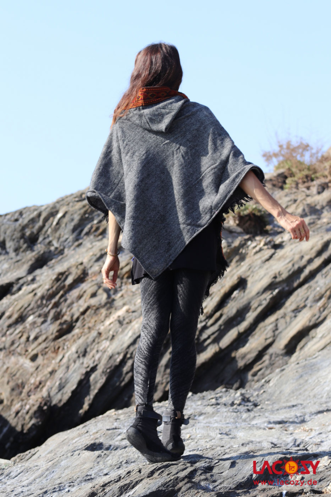 Poncho MARA / Dunkelgrau – Bild 4