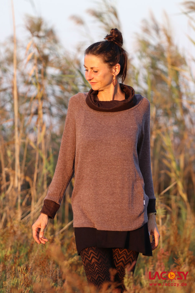 Gemütlicher Pulli LUARA Braun – Bild 2