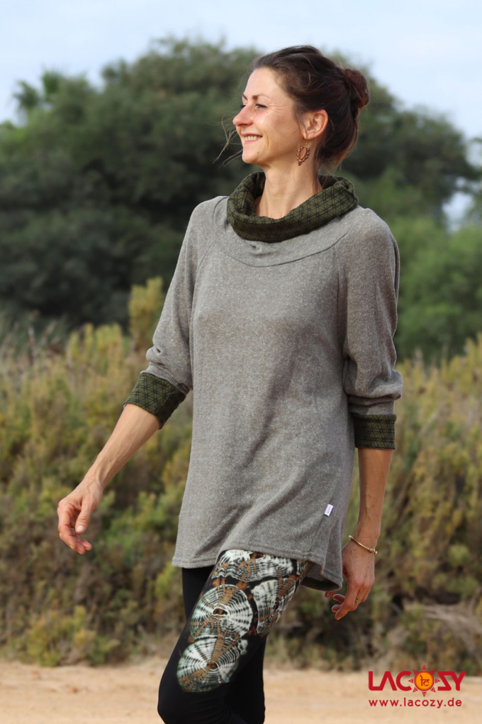 Gemütlicher Pulli LUARA / Grün