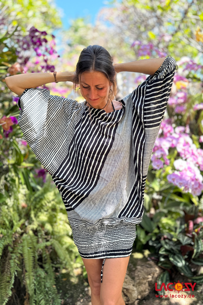 3-in-1 Allrounder STRIPES | Black-White