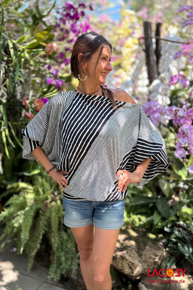3-in-1 Allrounder STRIPES | Black-White – Bild 6