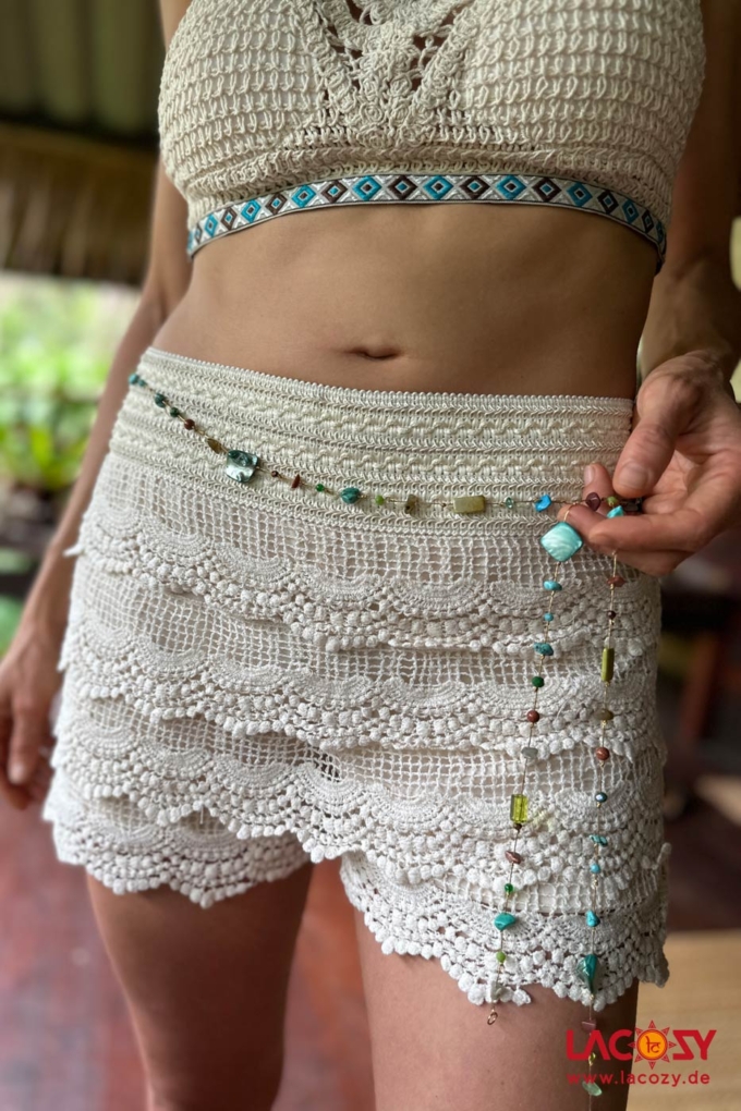 Häkelshorts DEVAYA | Natur – Bild 5