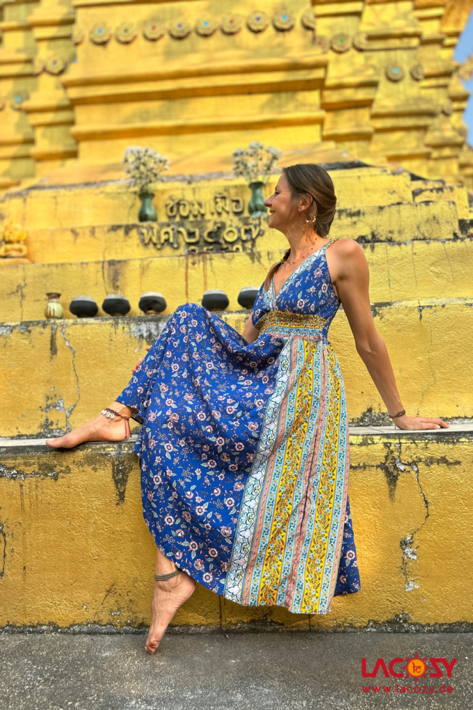 Sommerkleid ALMA | Blau – Bild 2