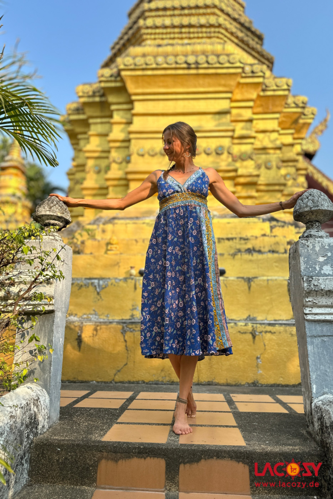 Sommerkleid ALMA | Blau – Bild 3