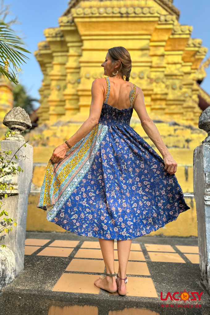 Sommerkleid ALMA | Blau – Bild 4