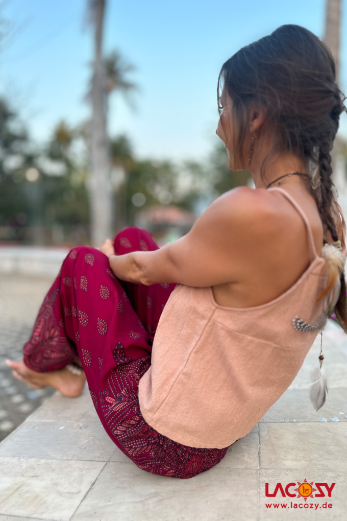 Pumphose MAGIC PAISLEY | Bordeaux – Bild 5
