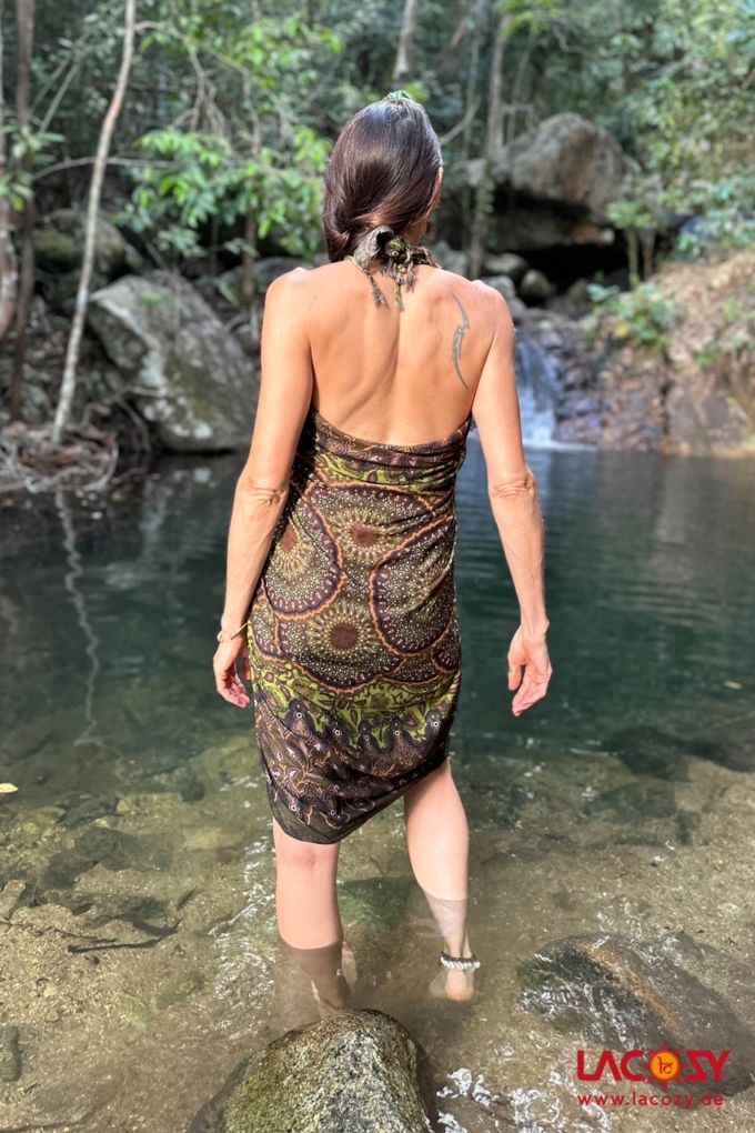 Sarong MANDALA | Grün - Braun – Bild 6