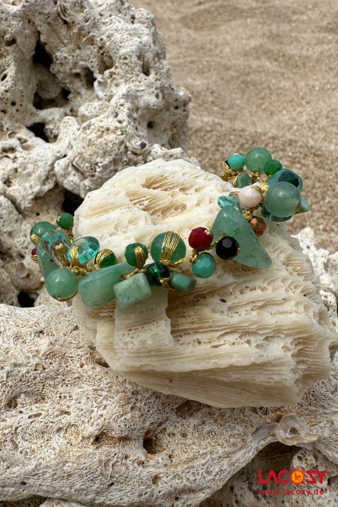 JADE Armband mit Heilsteinen – Bild 2