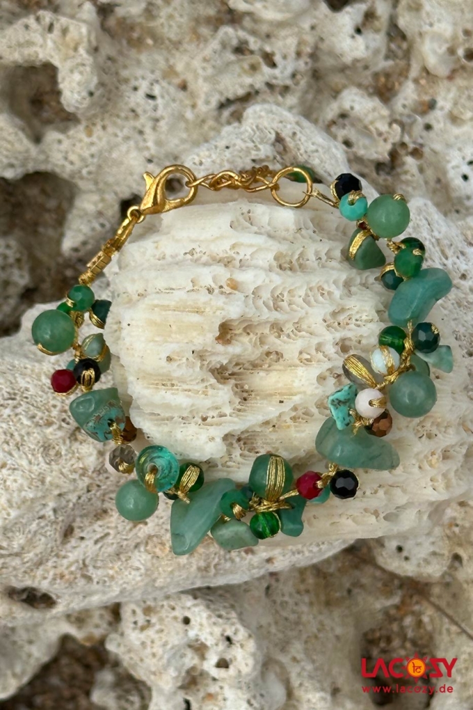 JADE Armband mit Heilsteinen – Bild 4