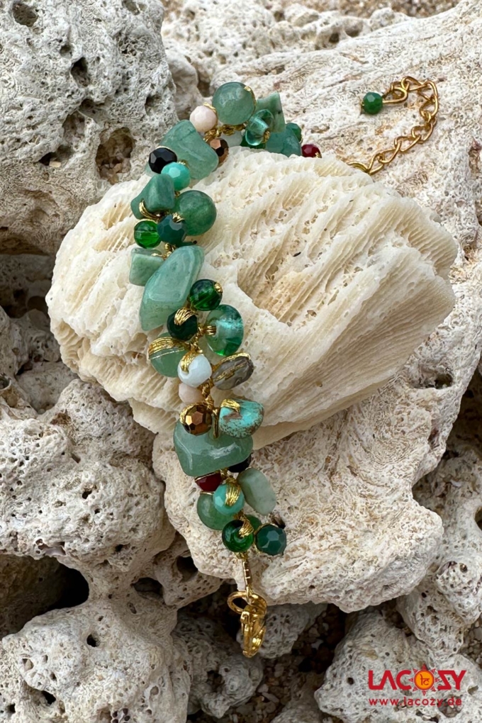 JADE Armband mit Heilsteinen – Bild 5
