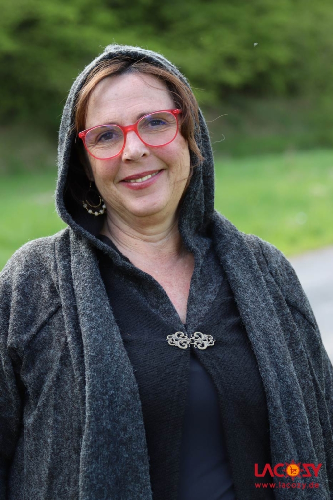 Cardigan Strickjacke SPIRITU | Grau-Schwarz – Bild 6
