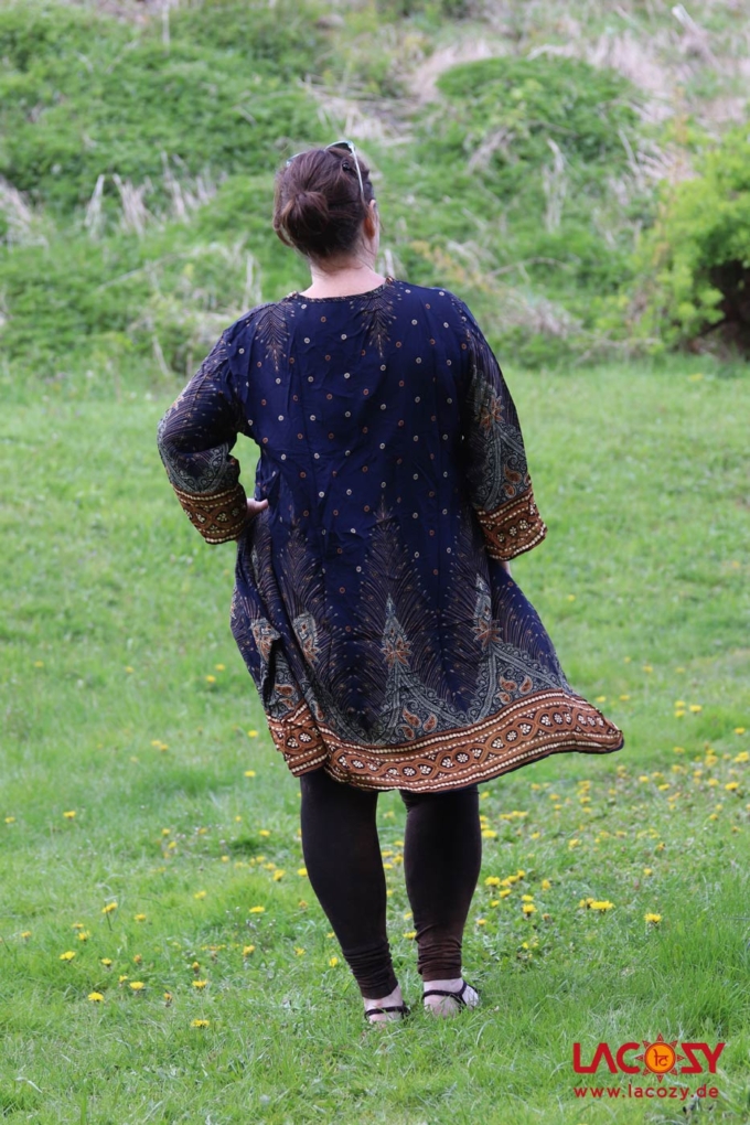 Weite Tunika ORIENTAL Dunkelblau – Bild 2