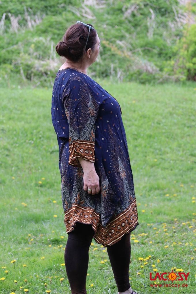 Weite Tunika ORIENTAL Dunkelblau – Bild 3