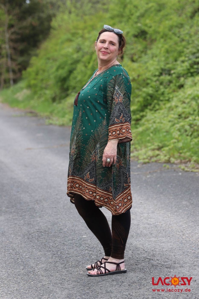 Weite Tunika ORIENTAL Grün – Bild 3