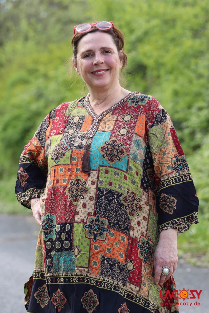 Weite Tunika ORIENTAL PATCHWORK – Bild 4