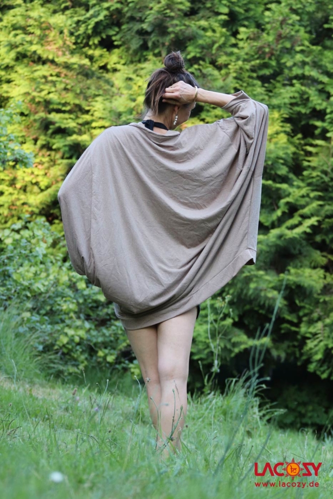 Oversize Cardigan | Kimono ZOE | Creme – Bild 3