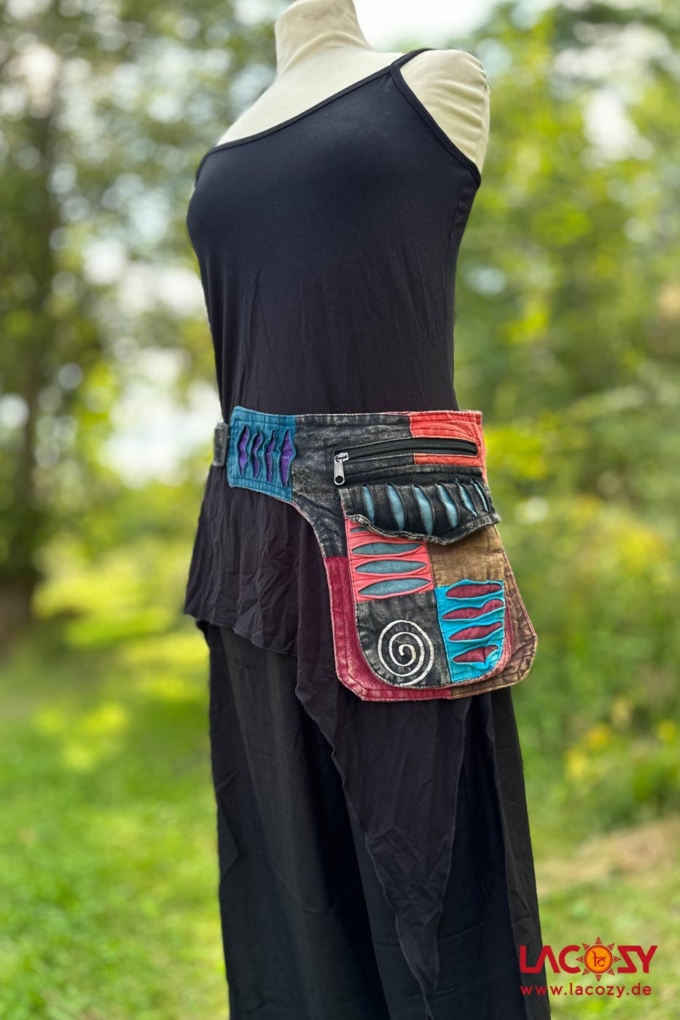 PATCHWORK Bauchtasche SPIRALE | Unisex Gürteltasche
