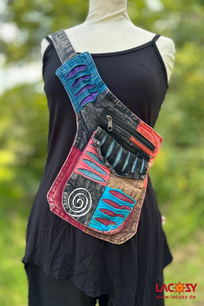PATCHWORK Bauchtasche SPIRALE | Unisex Gürteltasche – Bild 5